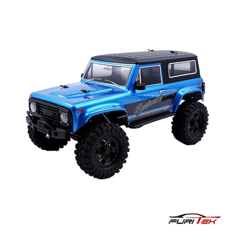 FURITEK CR-18P 2024 Rushmore Metallic-Cyan Brushless 1/18 RC Crawler FUR-2555