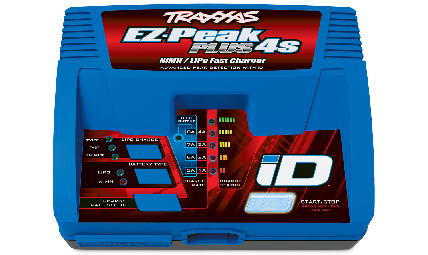 Traxxas EZ-Peak Plus 8-Amp NiMH/2-4S Lipo Schnell-Lader 2981G - Abbildung 1