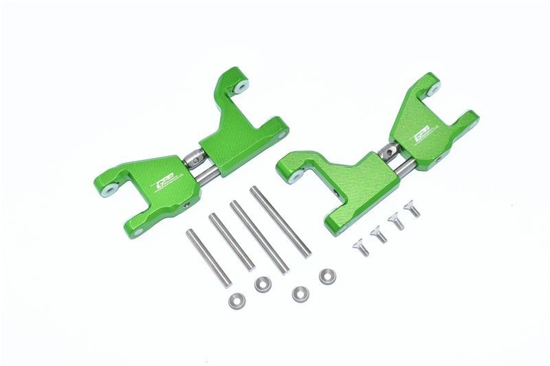 GPM Alu Querlenker oben einstellbar v/h grün Traxxas MAXX