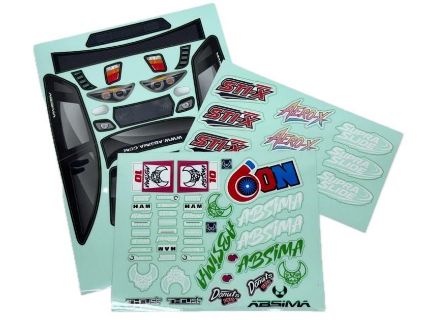 Absima Stickerset für Aero-X 1232086