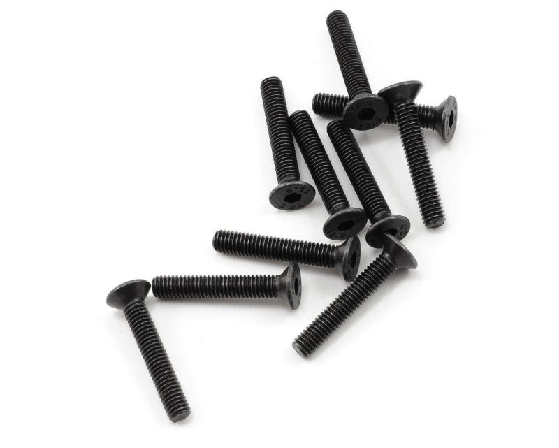 ProTek RC 3x18mm High Strength Flachkopfschrauben (10)  PTK-H-2208