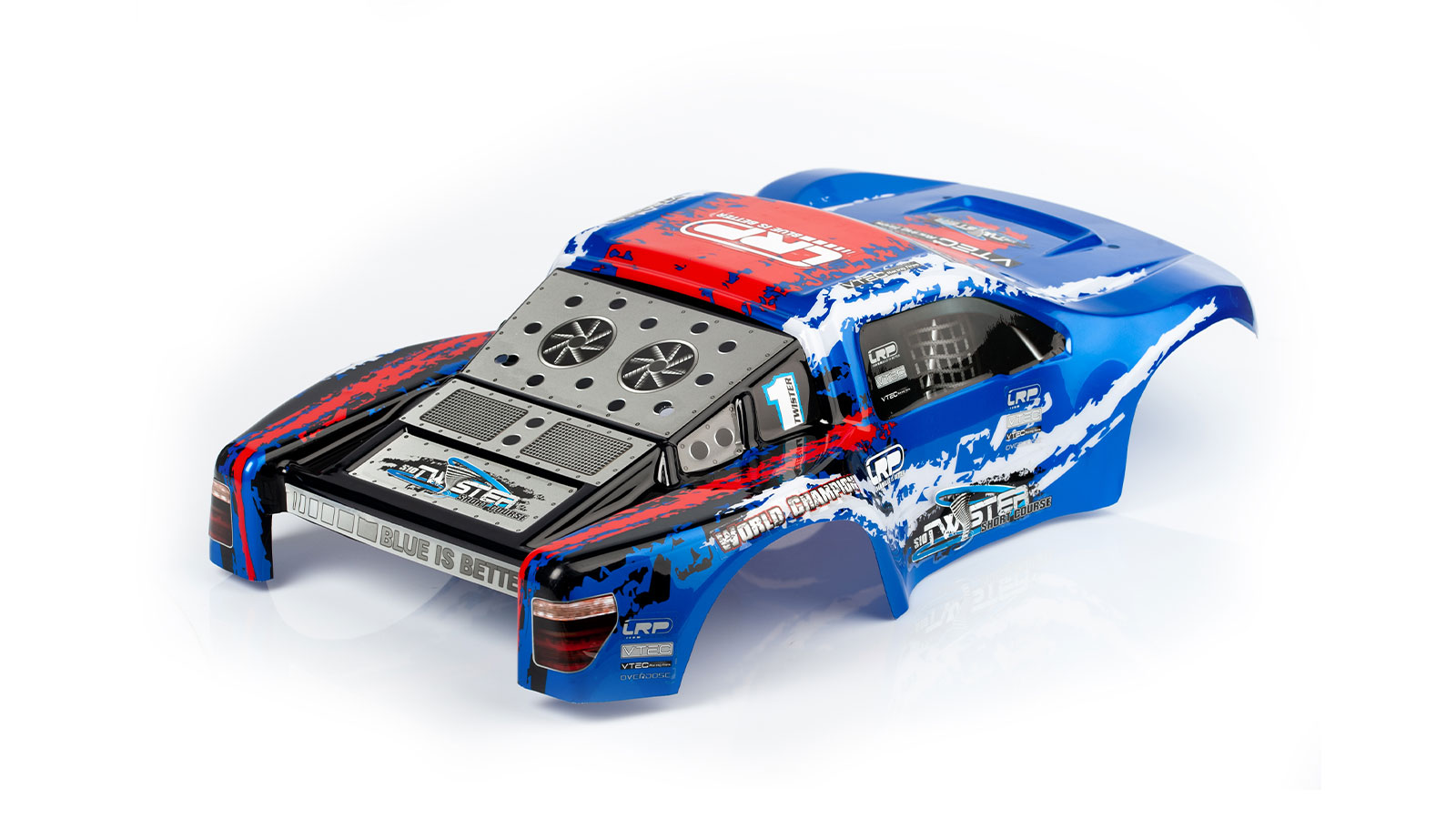 LRP S10 Twister SC Karosserie lackiert blau / rot Heavy Duty
