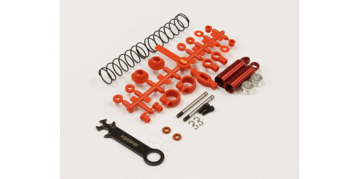 Kyosho Stoßdämpfer Hinten Rot Tomahawk (2) SC223RB