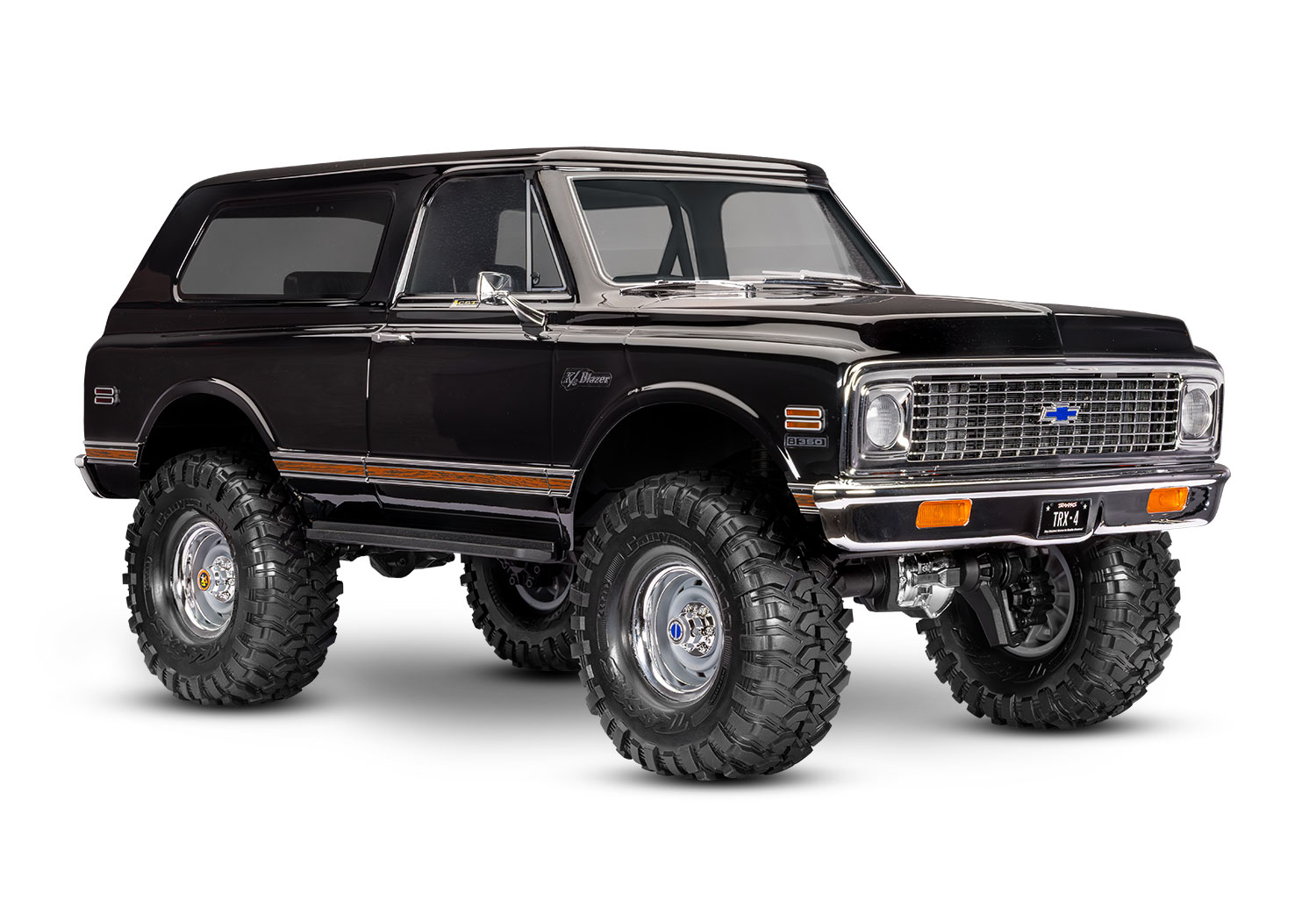 Traxxas TRX-4 72 Chevy Blazer schwarz mit Interior 1/10 Crawler RTR 91076-4-BLK - Abbildung 1