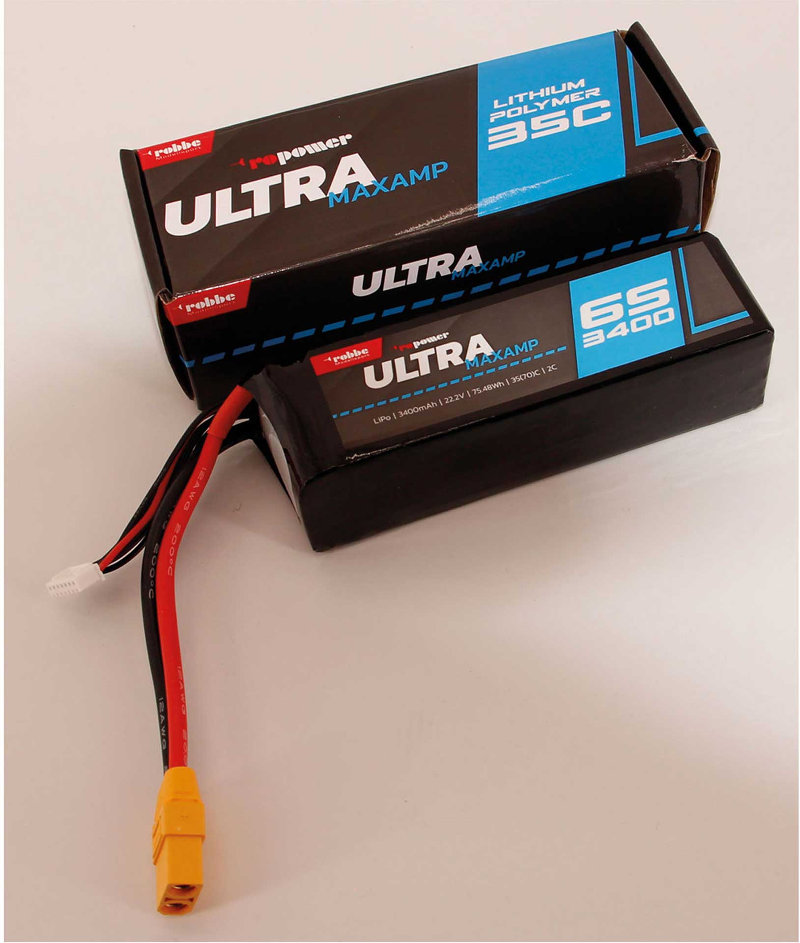 Robbe RO-POWER ULTRA MAXAMP 3400MAH 22,2 VOLT 6S 35(70)C LIPO AKKU 7368