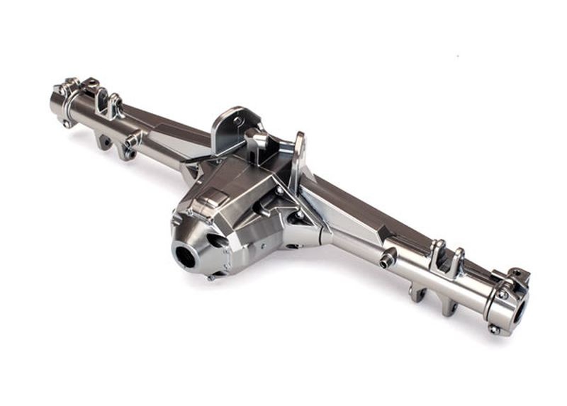 Traxxas 8540X Achs-Gehäuse hinten, Diff-carrier satin schwarz chrome