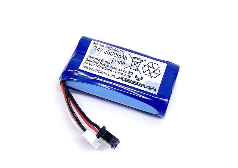 Absima Li-Ion Battery Pack (7.4 2500mAh) AB1800001