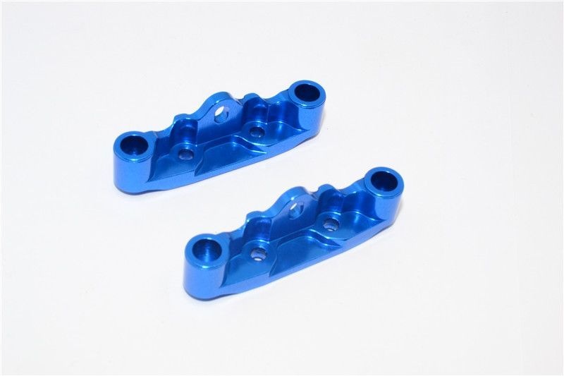 GPM Alu Querlenkerbefestigung unten v/h blau Tamiya TT02