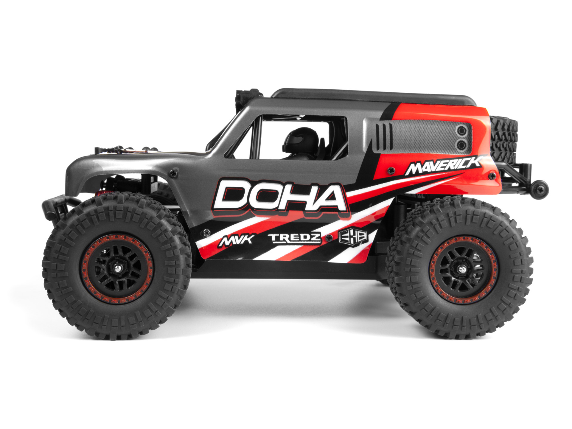 Maverick Doha 1/20 4WD Elektro Truck Rot 150701 - Abbildung 2