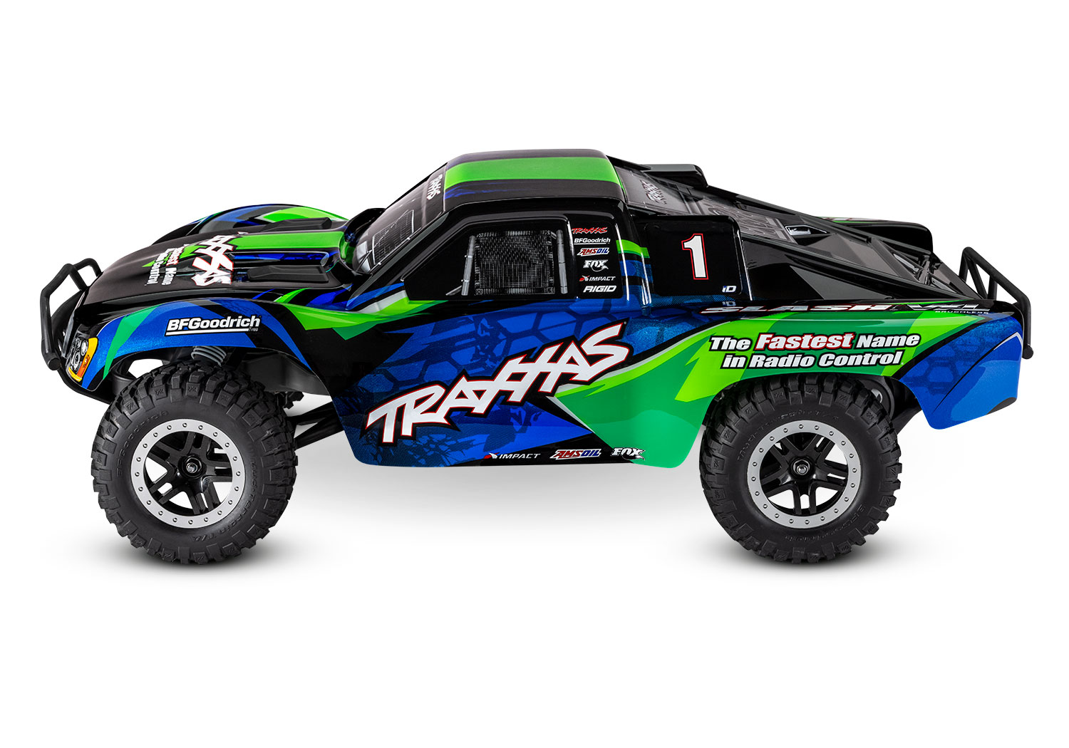 Traxxas Slash VXL 2WD Grün 1/10 Brushless HD Short-Course RTR Clipless 58376-74 - Abbildung 4