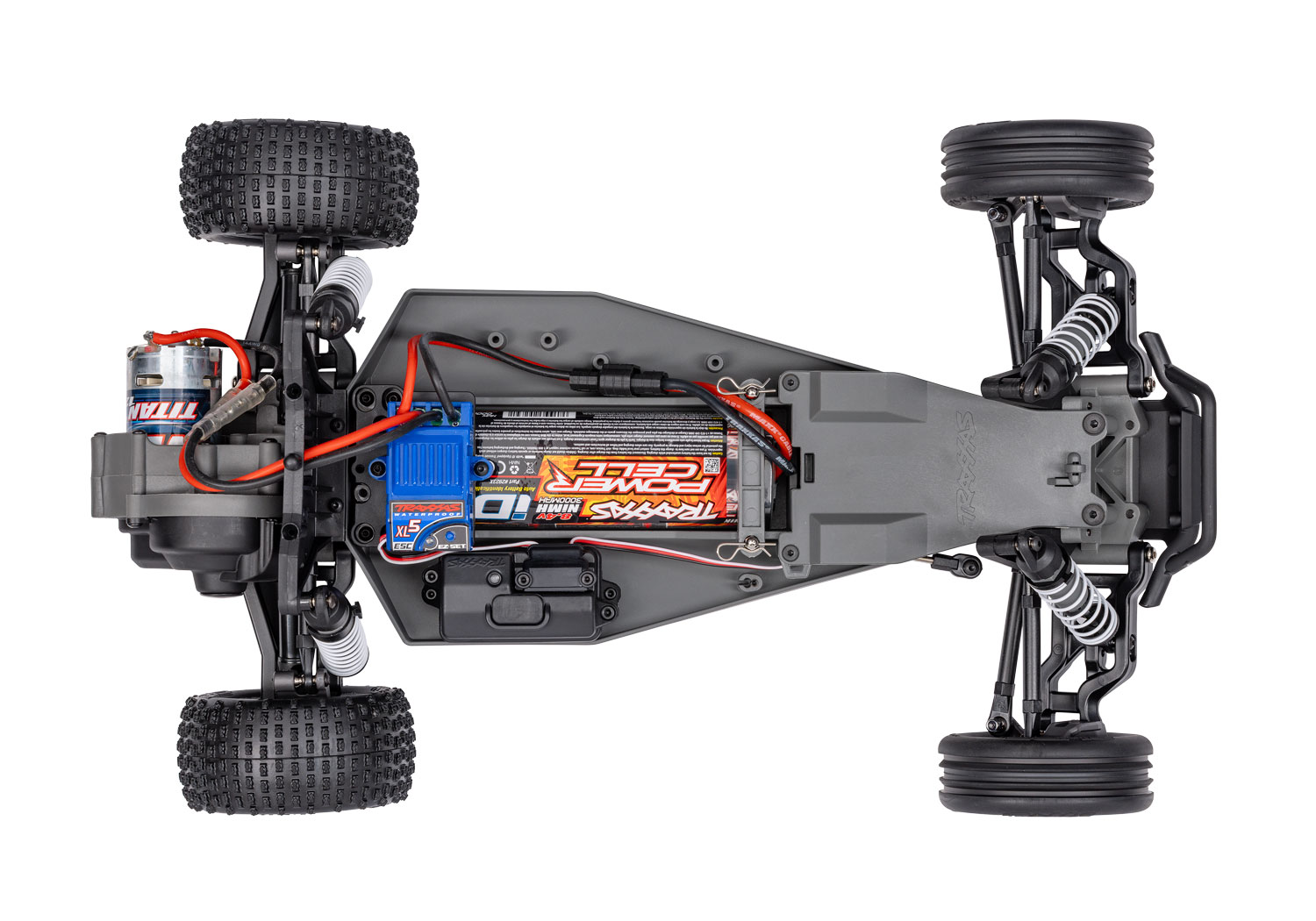 Traxxas Bandit Grün Buggy 2WD RTR mit Akku & USB-Lader 24254-8