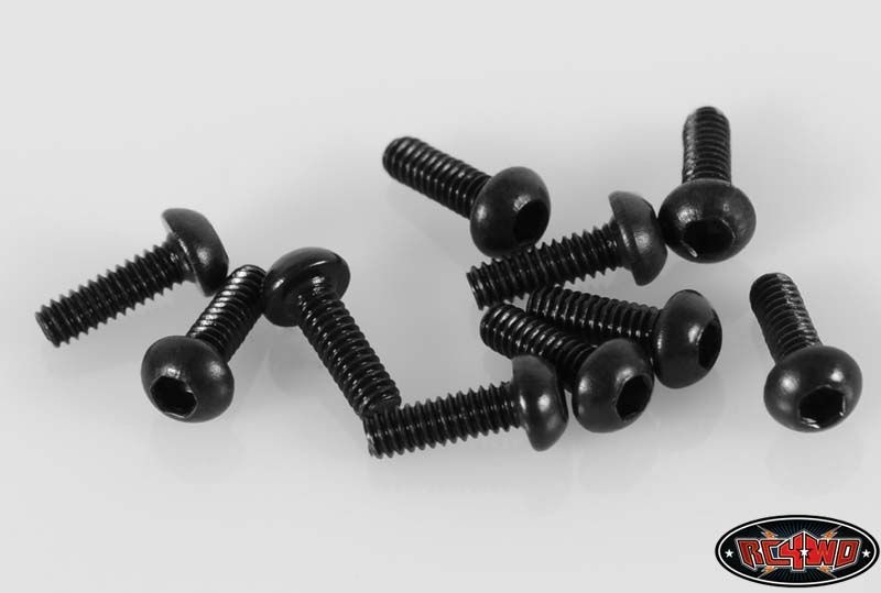 RC4WD Steel Button Head Cap Screws M2 x 6mm (10) Z-S0933