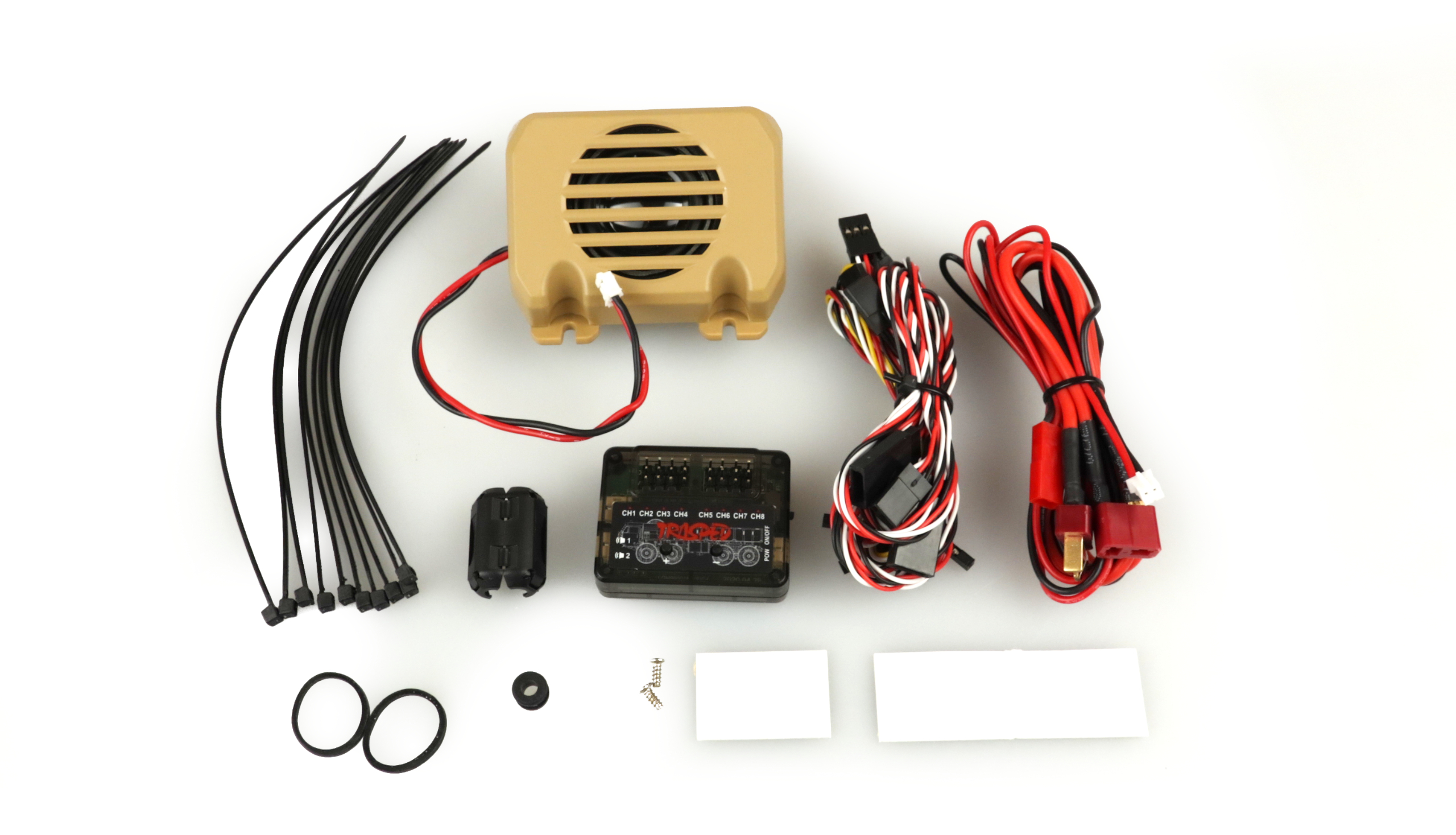 Amewi Sound Set mit sandfarbenem Gehäuse S001B