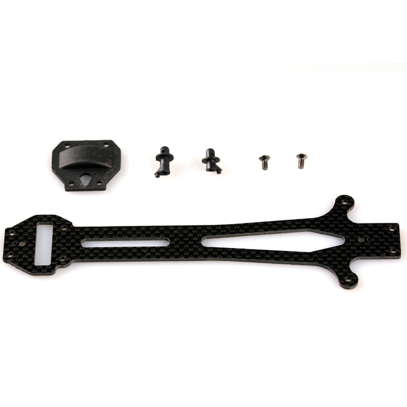 LC Racing Obere Abdeckung Carbon 185mm Radstand 2.00mm LC6093