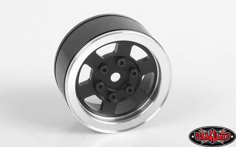 RC4WD Six-Spoke 1.55 Single Internal Beadlock Wheel (Black) VVV-C0807