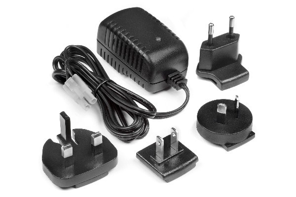 HPI AC 100-240V Multi-Region Ladegerät für 5-Zellen NiMh Akkus HP115555