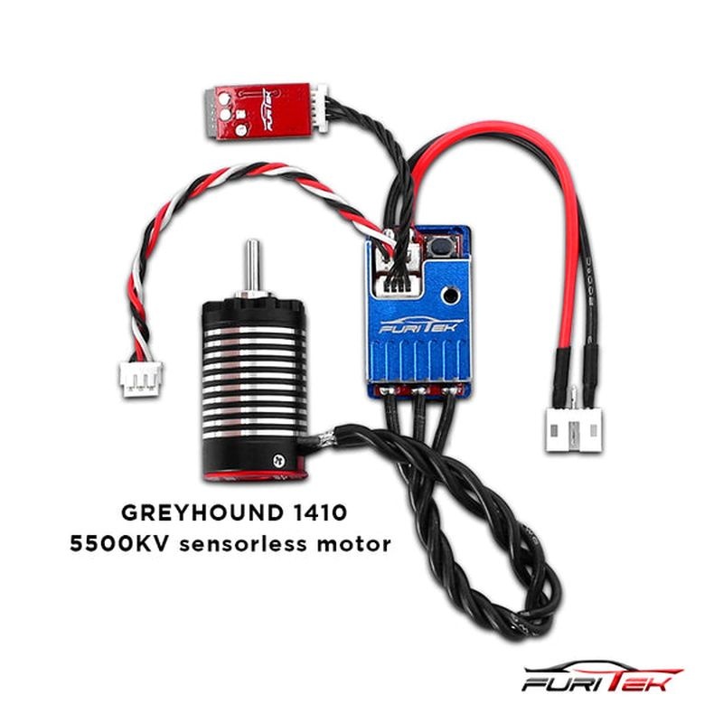 FURITEK Odyssey Power System V2 mit Alugehäuse blau für Mini-Z FUR-2169
