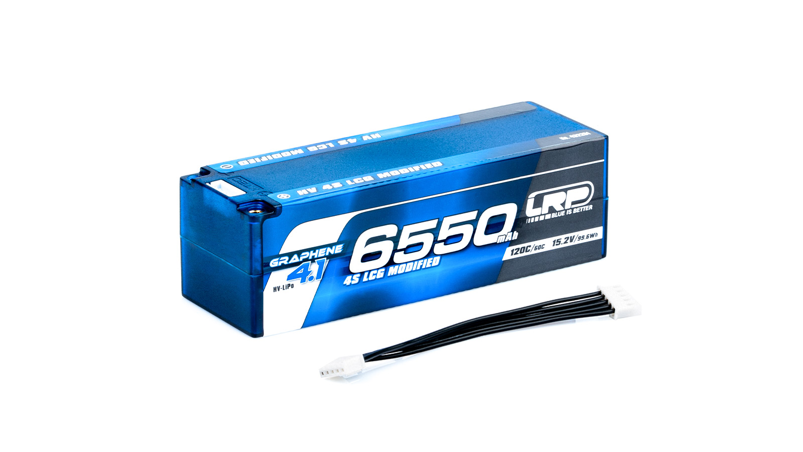LRP HV 4S LCG Modified GRAPHENE-4.1 6550mAh Hardcase 15.2V LiPo 120C / 60C