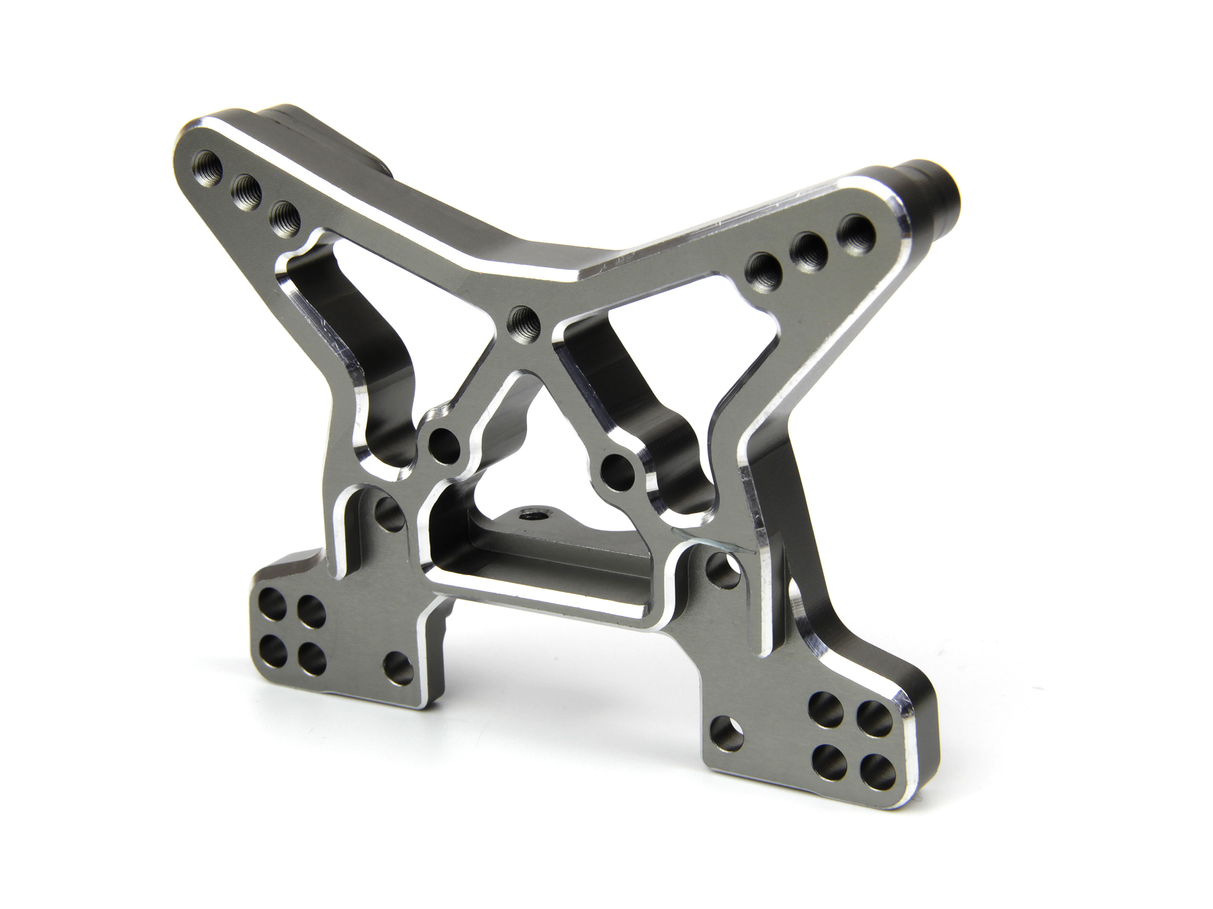 Maverick Aluminium Front Dämpferbrücke (Grau) 150664