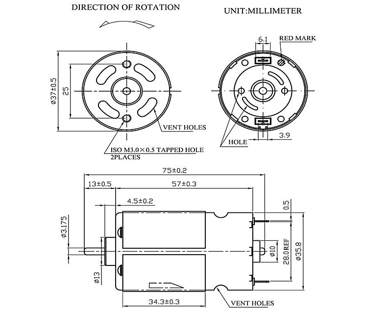 KRICK MAX Power 600 Elektromotor 42124