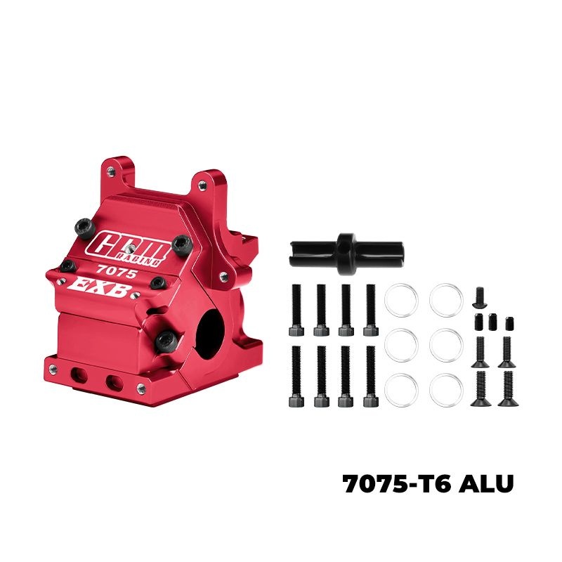 GPM Alu Getriebegehäuse v/h rot ARRMA KRATON/EXB/OUTCAST/TALION/TYPHON/ NOTOR MKV6012R