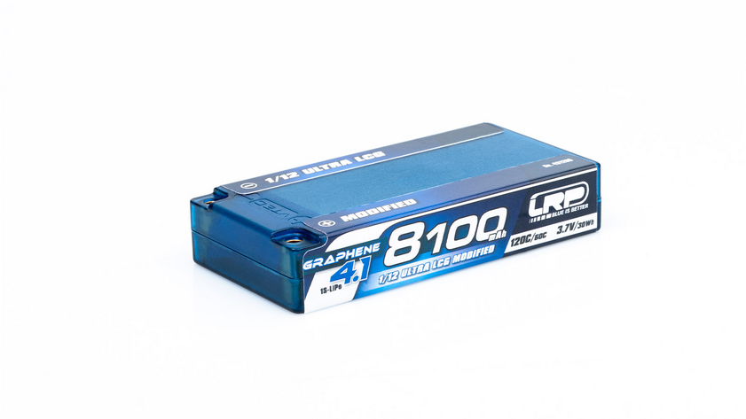 LRP 1/12 Ultra LCG GRAPHENE-4.1 8100mAh Hardcase Akku 3.7V LiPo 120C/60C 431268 - Abbildung 1