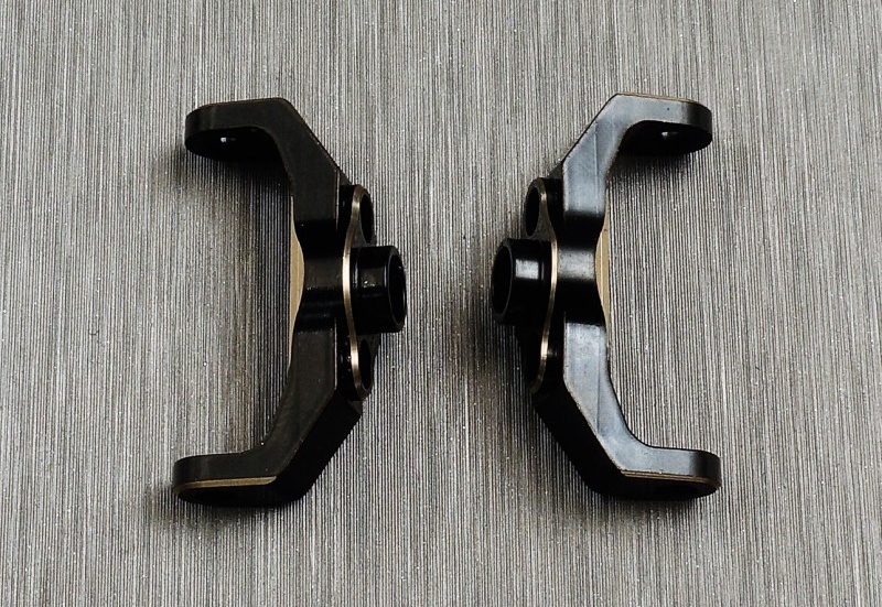 SAMIX Caster Block Messing (2) für Traxxas TRX-4M TRX4M-4014 - Abbildung 1