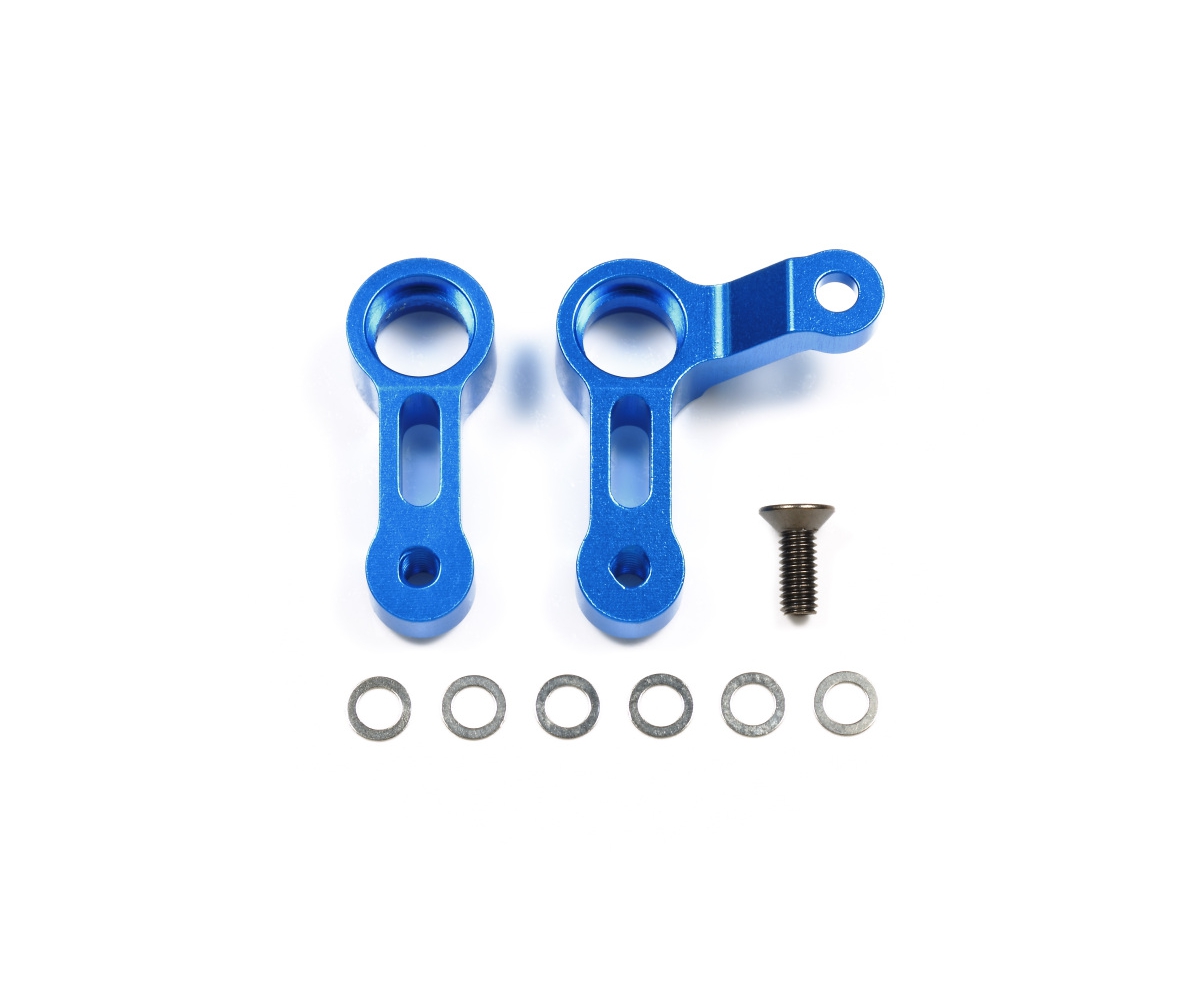 Tamiya 54763 M-07C Alu Lenkhebel-Set (L/R) Blau elox. 300054763