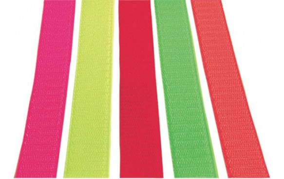 Klettband 2 Stück rot 25x100mm