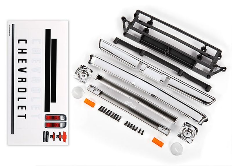 Traxxas Karo Anbauteile Chevrolet C10 chrom 9415R - Abbildung 1