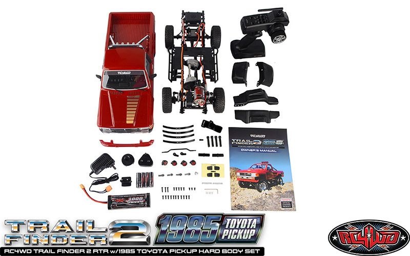 RC4WD Trail Finder 2 RTR mit 1985 Toyota Pickup Hard Body Set Z-RTR0072 - Abbildung 2