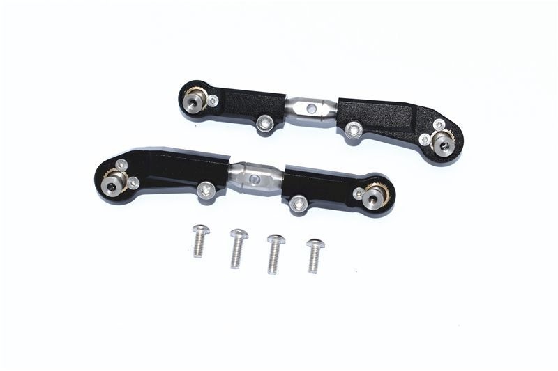 GPM ALU+STAINLESS STEEL ADJUSTABLE FRONT STEERING TIE ROD -6PCS MAF162SBK MAF162SBK