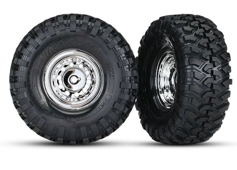 Reifen auf Felge 1.9 chrome, Canyon Trail 1.9 Reifen, Center 8177
