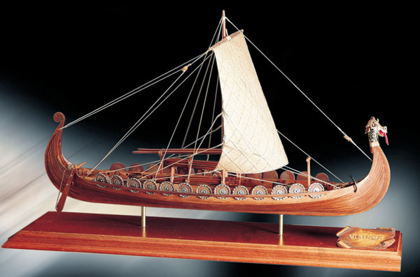 Amati Wikingerschiff Drakkar/Oseberg 1:50 Baukasten 25006