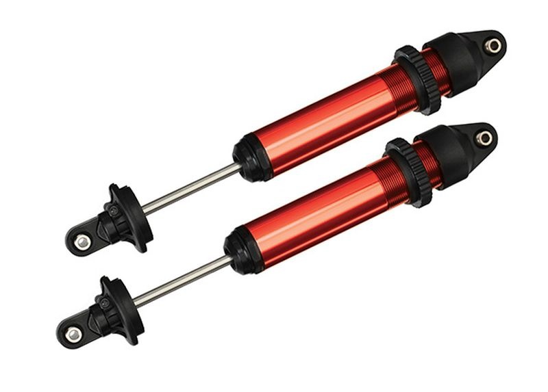 Traxxas Dämpfer, GTX, Alu, rot-eloxiert (kpl. montiert ohne Federn) 7761R