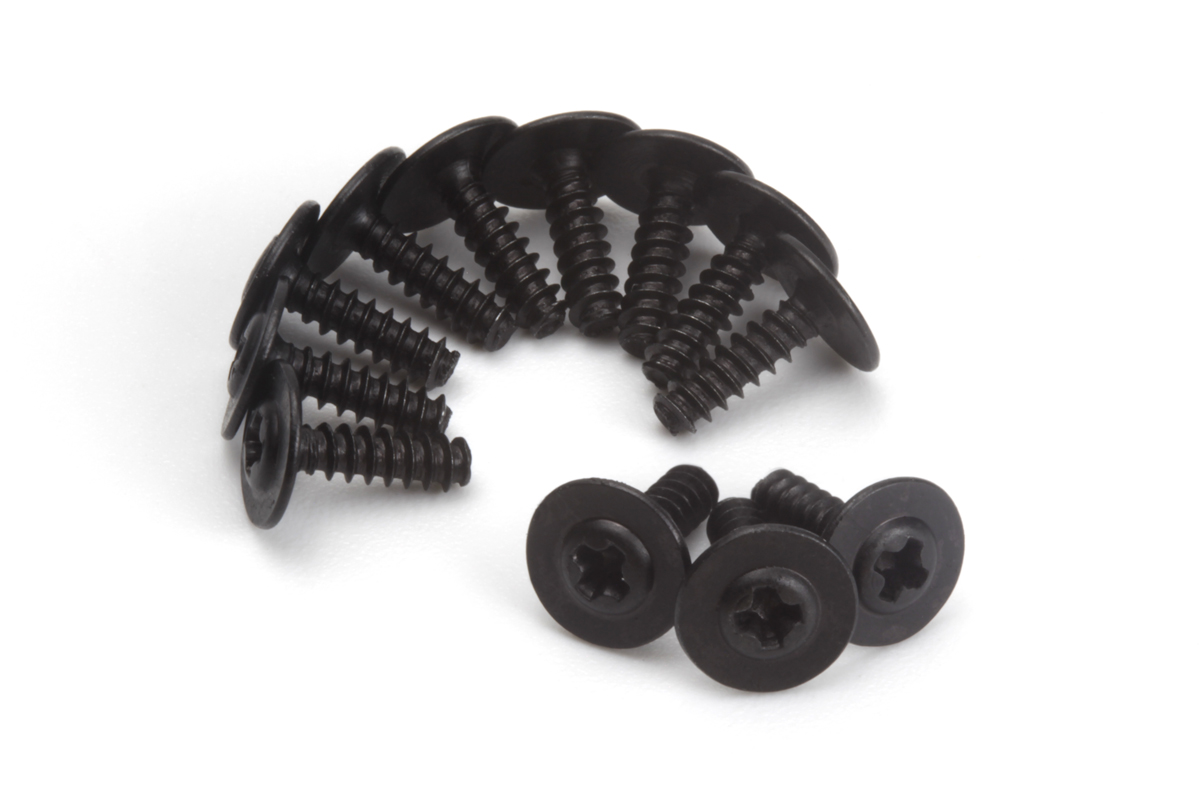 Blackzon Schneidschrauben mit Flansch PWTHO2.3*8mm (12St.) 540488