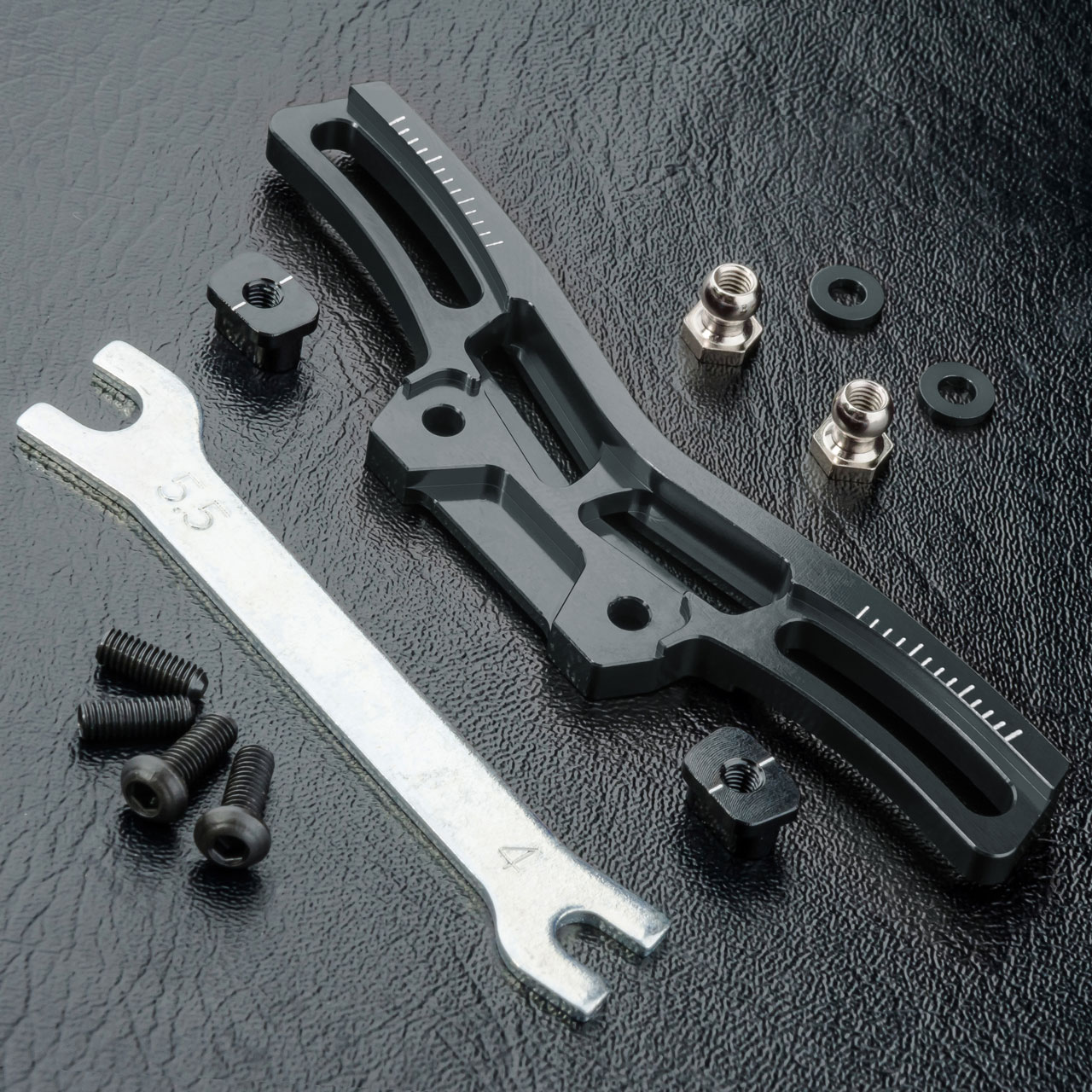 210577BK RMX 2.0 Alum. front damper stay (black)