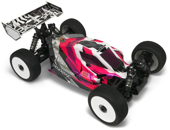 Bittydesign Vision clear 1/8 buggy body Xray XB8E 2020 Pre-cut Electric BDVIS-XRYXB8E20