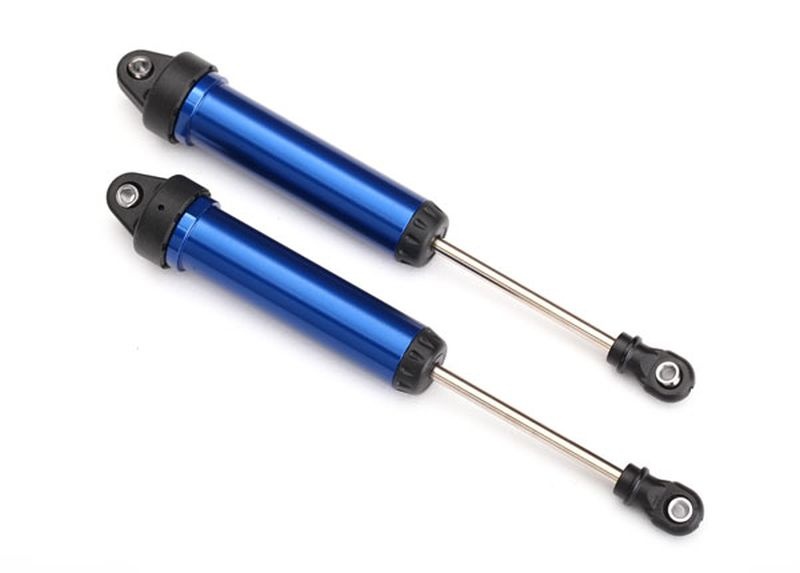 Dämpfer GTR 134mm blau Alu (gebaut ohne Federn) vo ohne Gewi 8451X