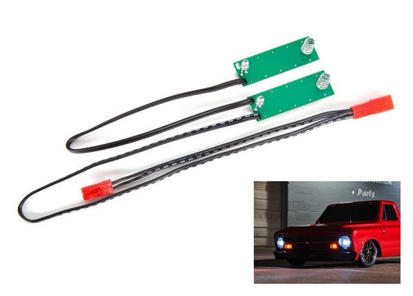 Traxxas LED Licht Set vorn komplett weiß inklusive Kleinteile 9496