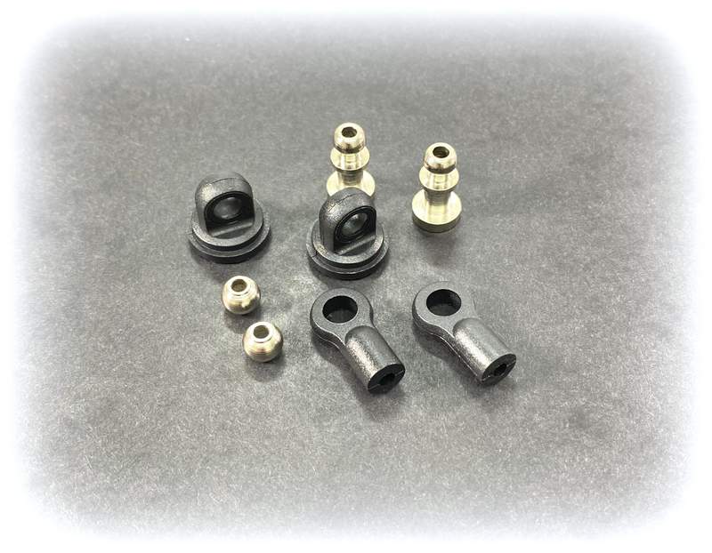 Absima Kugelkopfset f. Aluminium Tuning-Dämpfer 1:8 (2 St.) 2330070