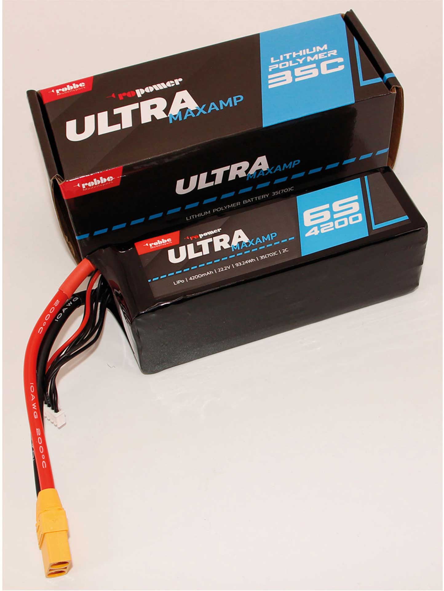 Robbe RO-POWER ULTRA MAXAMP 4200MAH 22,2 VOLT 6S 35(70)C LIPO AKKU 7371