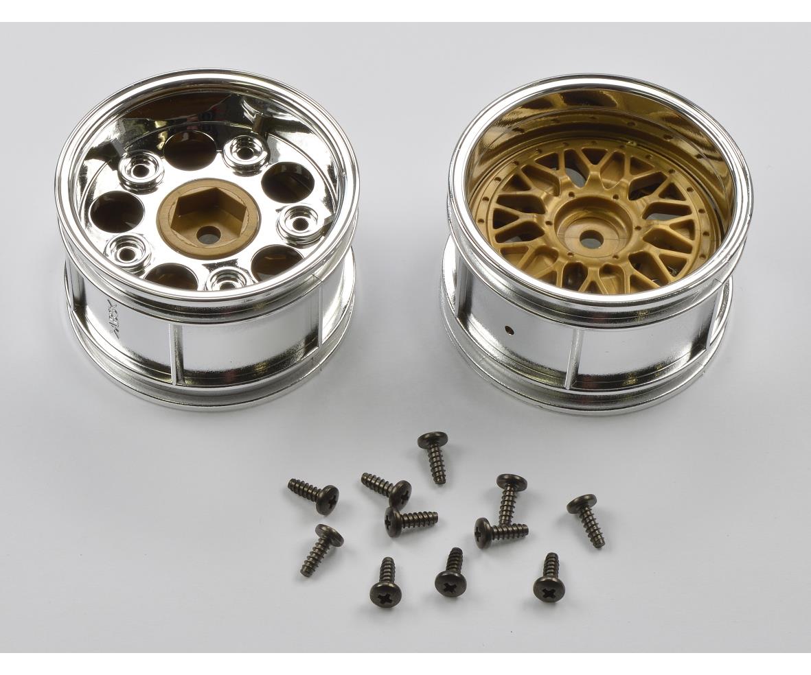 Tamiya 50549 Felgen (2) Chrom/gold 2-teilig 30mm br. 300050549