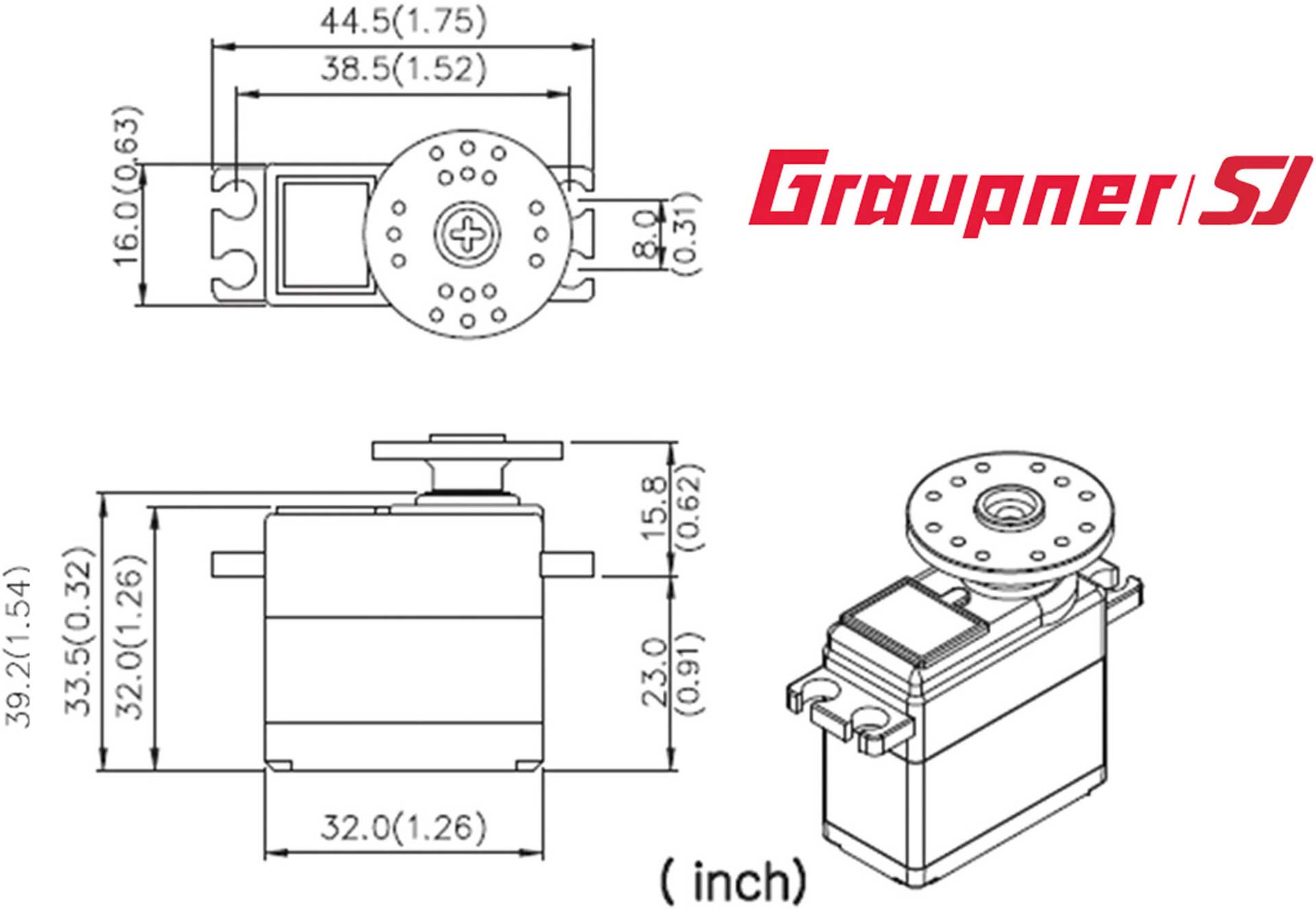 GRAUPNER DES 678 BB MG DIGITAL SERVO 7943