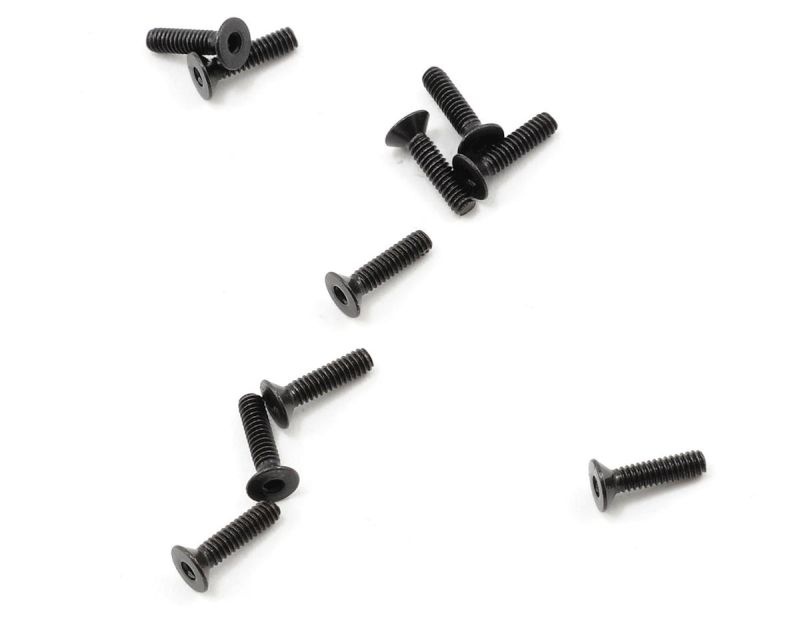 ProTek RC 2x8mm High Strength Flachkopfschrauben (10)  PTK-H-2002