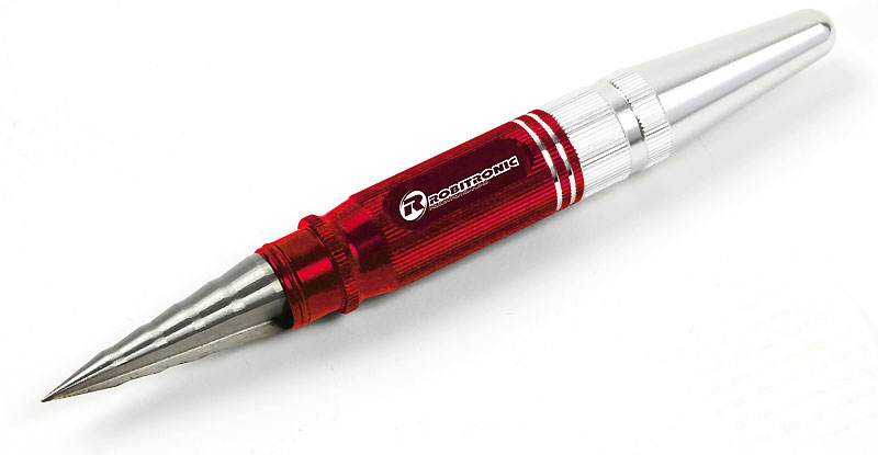 R06204R Lexanbohrer Rot mit Schutzkappe