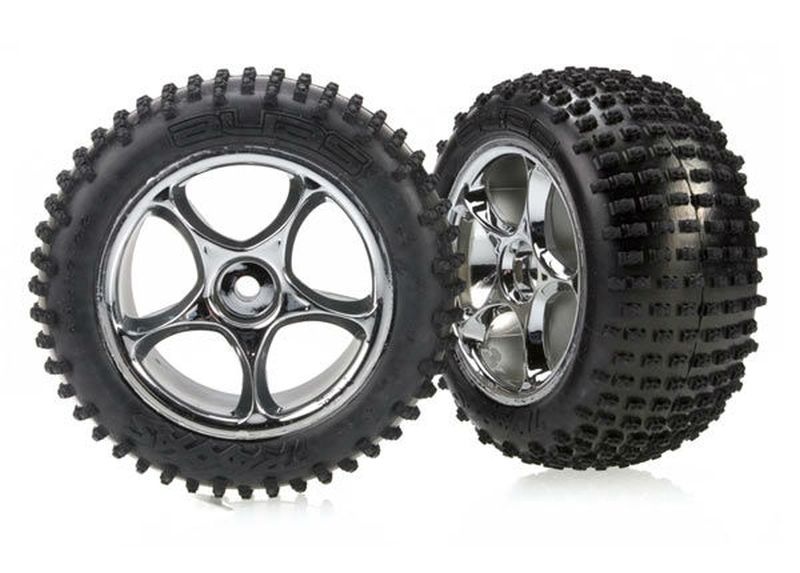 Traxxas Reifen + Felgen montiert 2470R - Abbildung 1