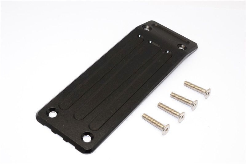 GPM Alu Unterschutzplatte hinten schwarz Traxxas X-MAXX