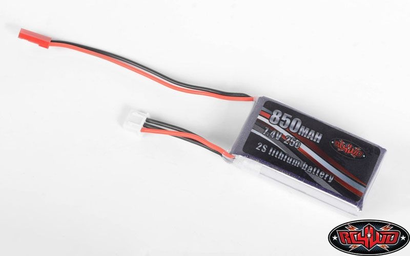 RC4WD ZE-0110 RC4WD 7.4V 850mAh 2S LiPo Battery w/ Balance Plug