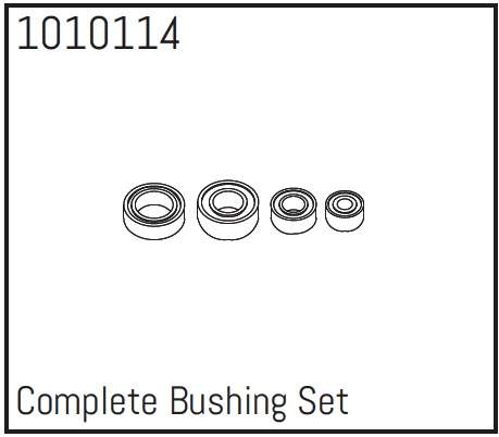 Hobby Plus Complete Copper Bushing Set - PRO Crawler 1:18 240245